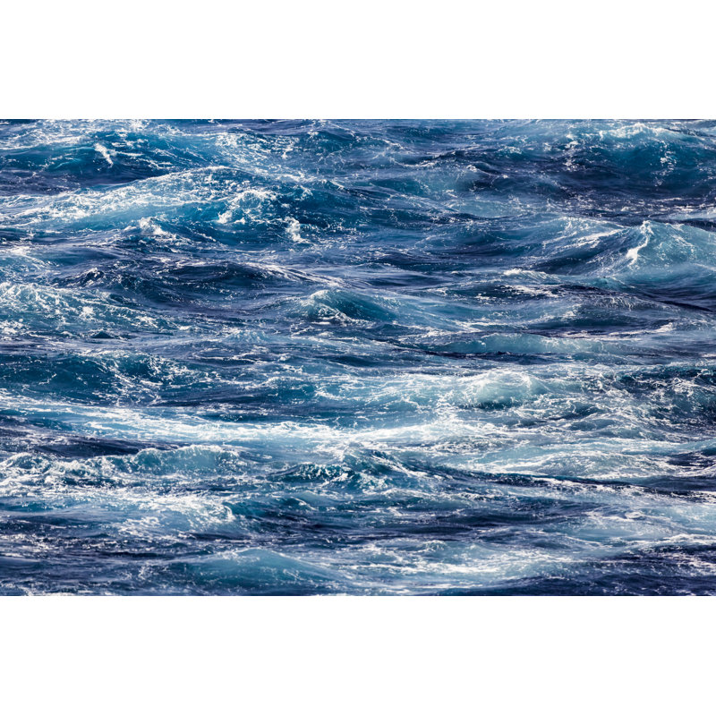 Fond bleu eau profonde mousseuse par Dimitris66, H 20 po x l 30 po