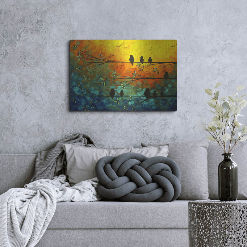 «Birds Of A Feather» par Megan Duncanson, H 24 po x l 36 po