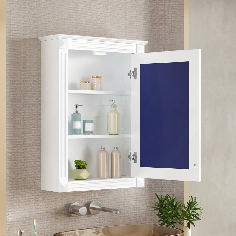 Armoire de rangement murale empilable, Blanc