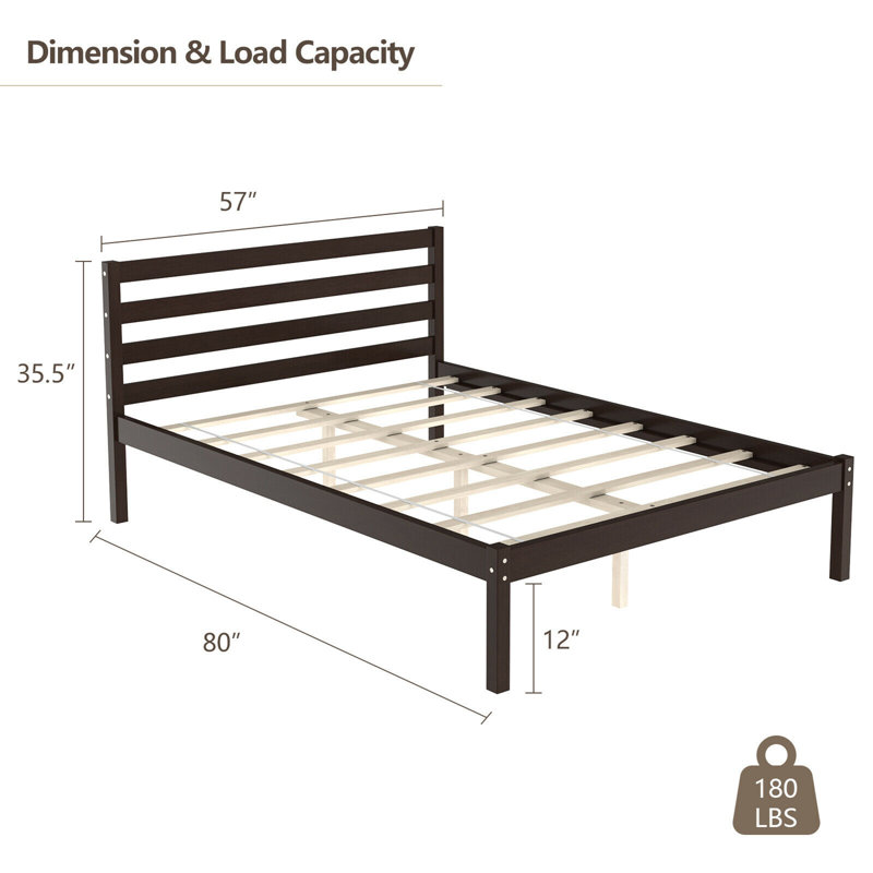 Wood Slat Bed