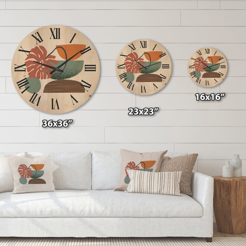 Horloge murale géométrique, Très grand