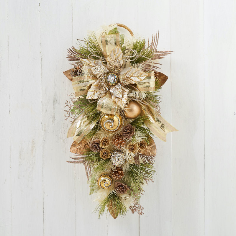 Feston de poinsettia Teardrop