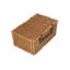 22" Wicker Double Steamed Hamper Basket