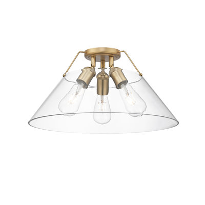 Plafonnier encastré 3 lumières Weatherford