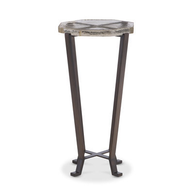 Maitland Smith Glass End Table