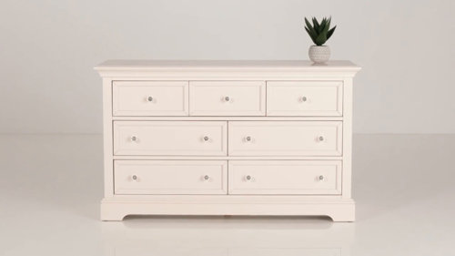 Larissa 7 Drawer Dresser with Mirror Etta Avenue Teen