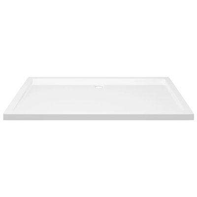 vidaXL Shower Base Tray, Non-slip Bathroom Shower Pan, Reinforced ABS