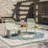 Outdoor 3-Piece Conversation Set With IRON Frame - 2 Mesh Chairs & 1 Side Table-626500912