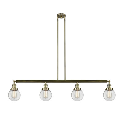 Lorri 4 - Light Kitchen Island Pendant
