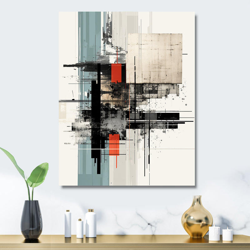 Dimensions infinies noires et bleues - Collages abstraits, art mural en métal, H 20 po x l 12 po x P 1 po