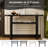 Elegant Minimalist Console Table With Rounded Edges And Sturdy Shelf Design For Entryway, Living Room-1609784221