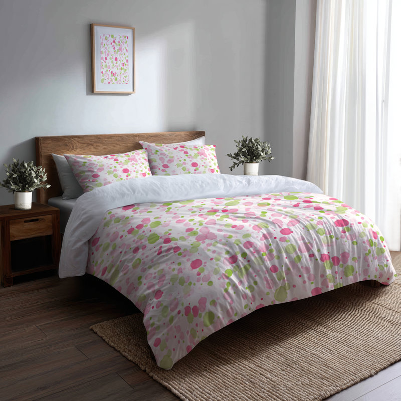 Ensemble de housse de couette Modern Modern, Housse de couette simple et deux taies décorative