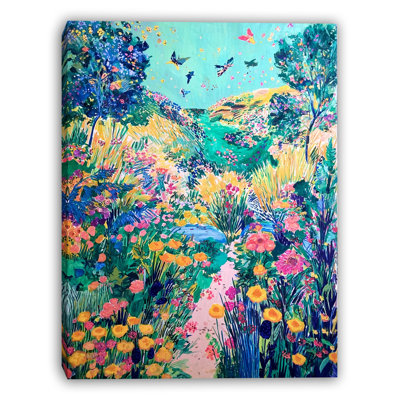Art sauvage sur toile tendue Wild Meadow