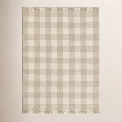 Cosette Hand-Woven Plaid Rug