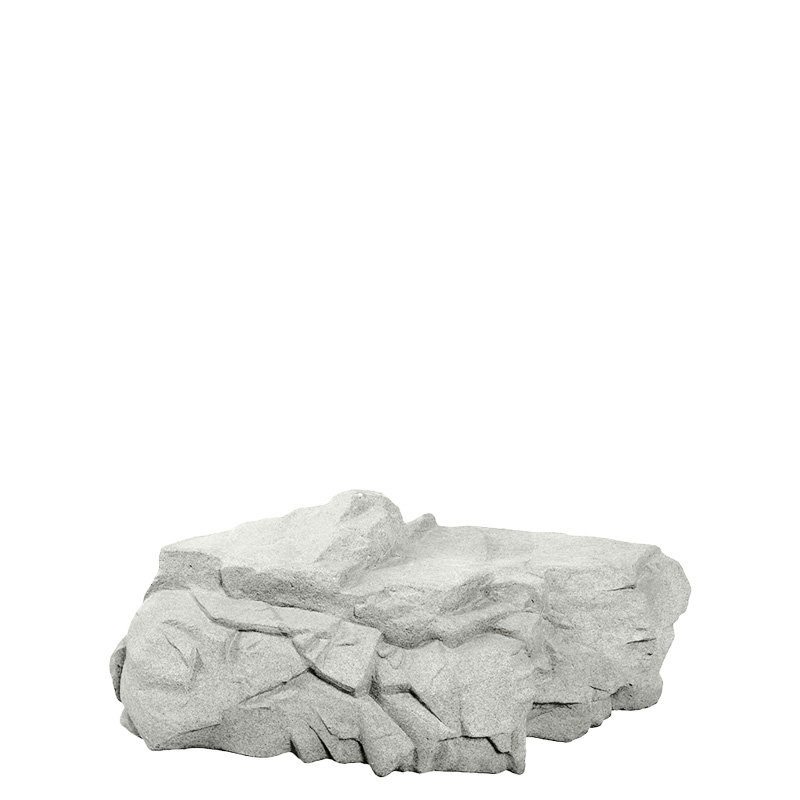 Petite statue rocher blanc Siji Iceberg