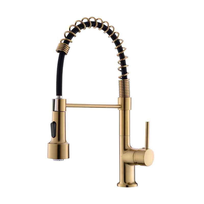 Topcraft Single Handle Pull Down Kitchen Faucet