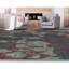Abstract Area Rug in Red/Brown