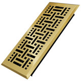 Basketweave Floor Vent Cover Register With Mesh Net
