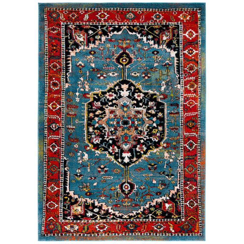 Vintage Hamadan Performance Oriental Rug, Rectangle 8' x 10'