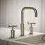 Kohler Purist® Widespread Bathroom Faucet with Pop-Up Drain Assembly, 3-Hole High Arc Cross Handle Bathroom Sink Faucet, 1.2 gpm-32738683