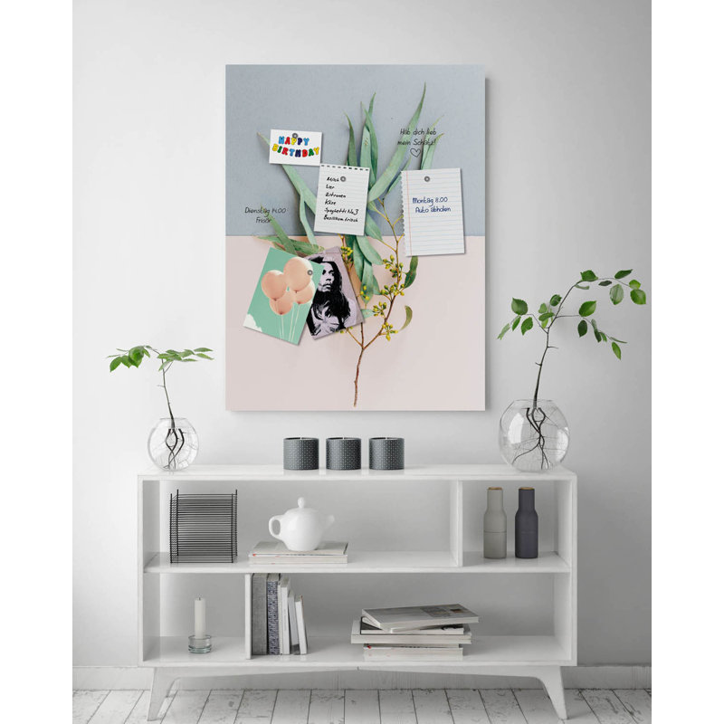 Magnetic Glass Photo Memo Board