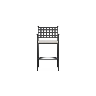 Athens Counter Stool + Linen Cushion