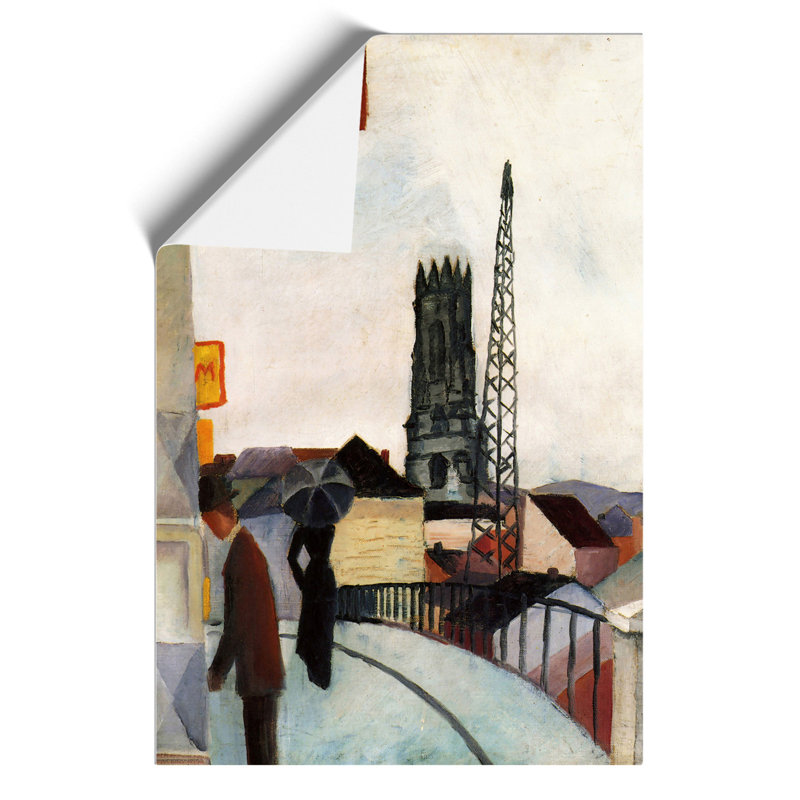 Cathedral by August Macke - Frameless Print, 42cm H x 30cm W x 0.1cm D