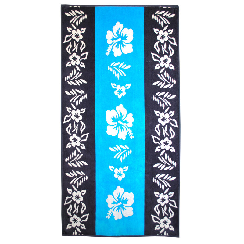 Très grande serviette de plage réversible 100% coton Shreya