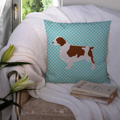 Welsh Springer Spaniel Outdoor Throw Pillow