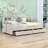 Twin Upholstered Daybed with Shelves and 2 Drawers-929704177