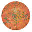 Tapis orange à motif abstrait Haneefa-29671691