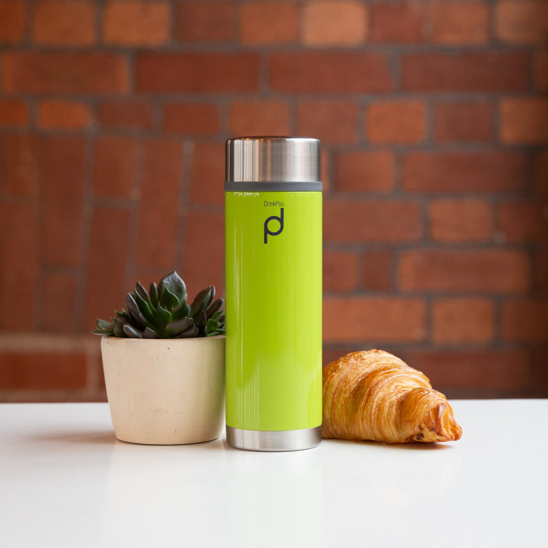 Drink Pod Stainless Steel Travel Mug, Green