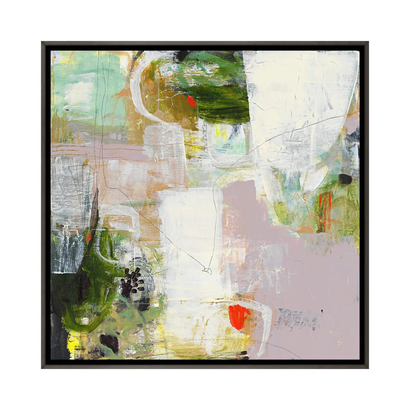 Sterling Roses - Framed Wall Art Print, Gray, 26" H x 26" W, Framed Print without Mat