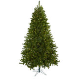 Sommer 90' H Lighted Artificial Fir Christmas Tree
