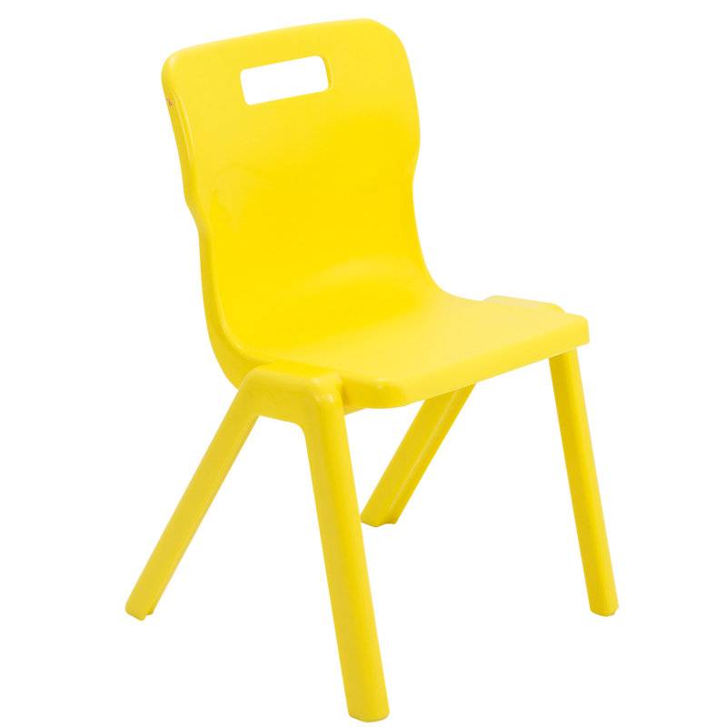 Kristen Children's Desk / Activity Chair, H51.3 x W36 x D34cm, Yellow