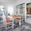 85*41.5*46.5cm, Dining Chair - Ergonomic Design & Sturdy Structure-988369103-988369096