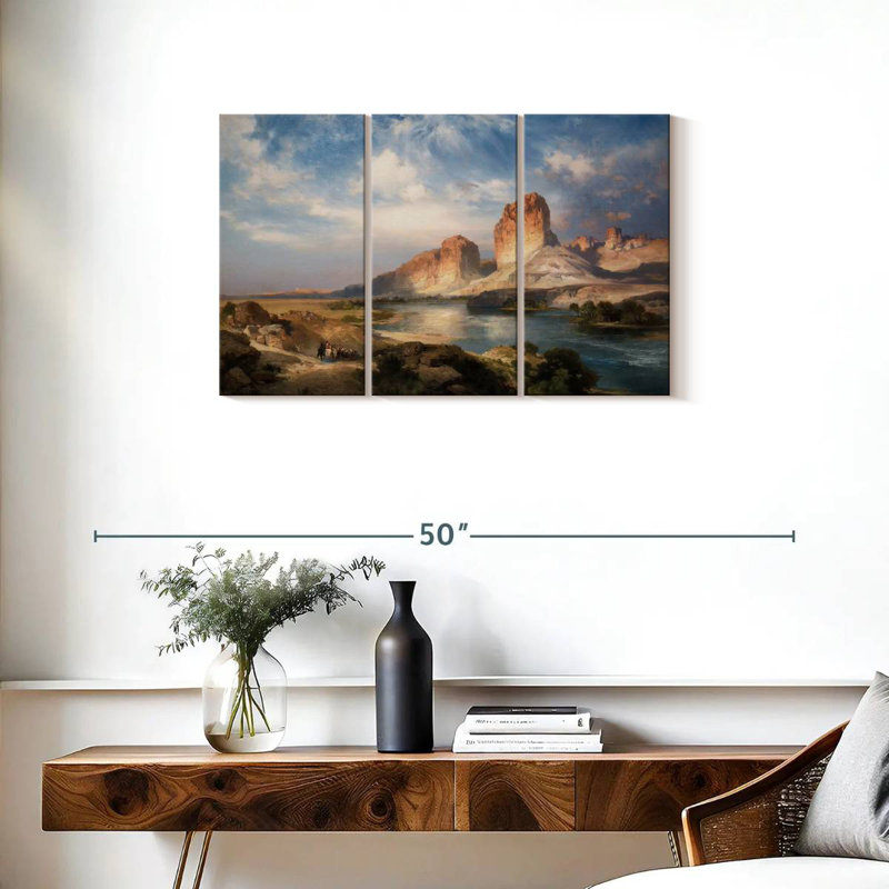 River Wyoming, 20" H x 33" W