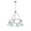 Felda 6 - Light Steel Dimmable Cone Chandelier-99998923-99998918