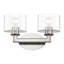 Très grande applique pour meuble-lavabo en chrome poli 5 lumières avec verre soufflé à la bouche-108265155-108265165