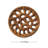 Rustic Abstract Wall Decor on Solid Wood