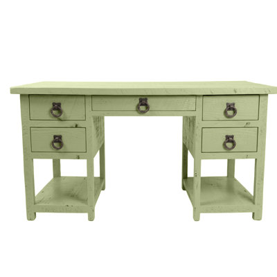 Rustic Farmhouse Solid Wood Computer Desk