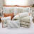9 Piece Bedding - Coral King Cotton Comforter Bedroom Idea