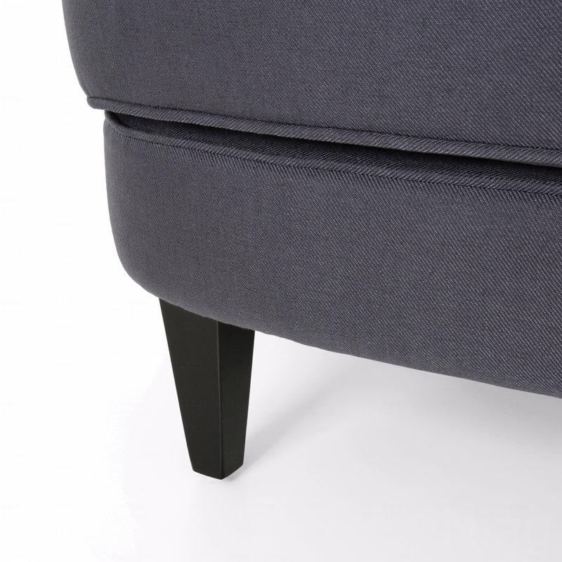 Fauteuil club + repose-pieds
