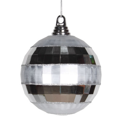 Ornement boule de Noël brillant et mat
