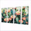 Jardin de cactus en fleurs III - Art mural floral cactus - ensemble de décorations murales traditionnelles-1833031689-1833031693