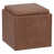 Distressed Saddle Brown Faux Leather selected