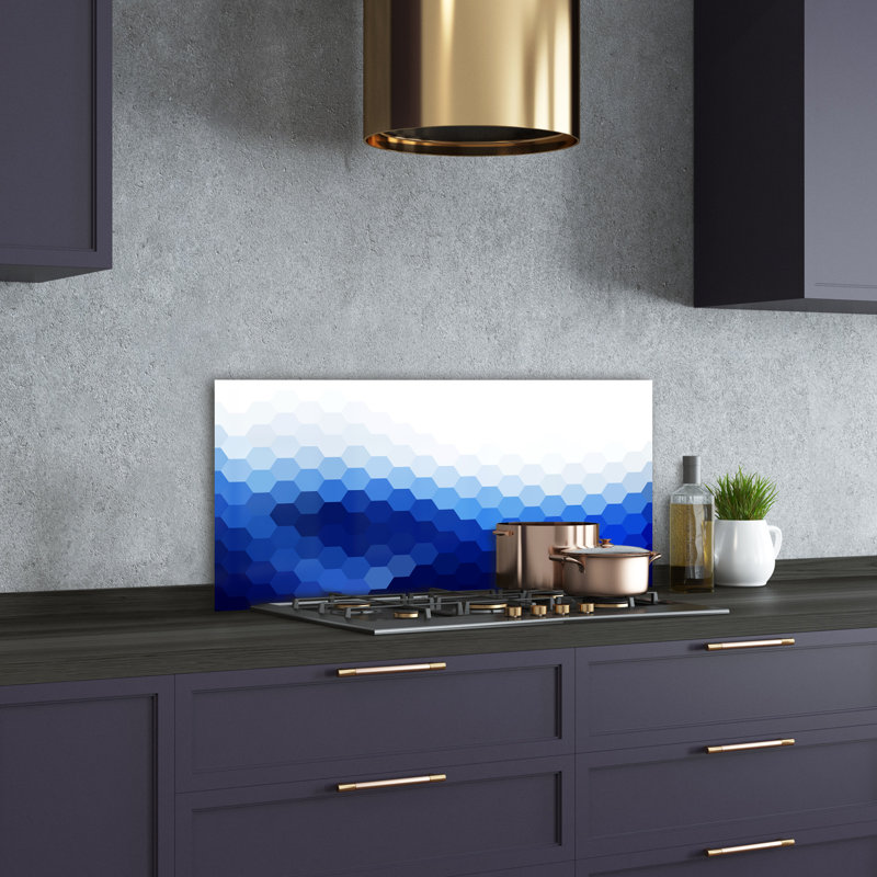 Baesmarc 50cm W x 100cm L Glass Peel and Stick Panel