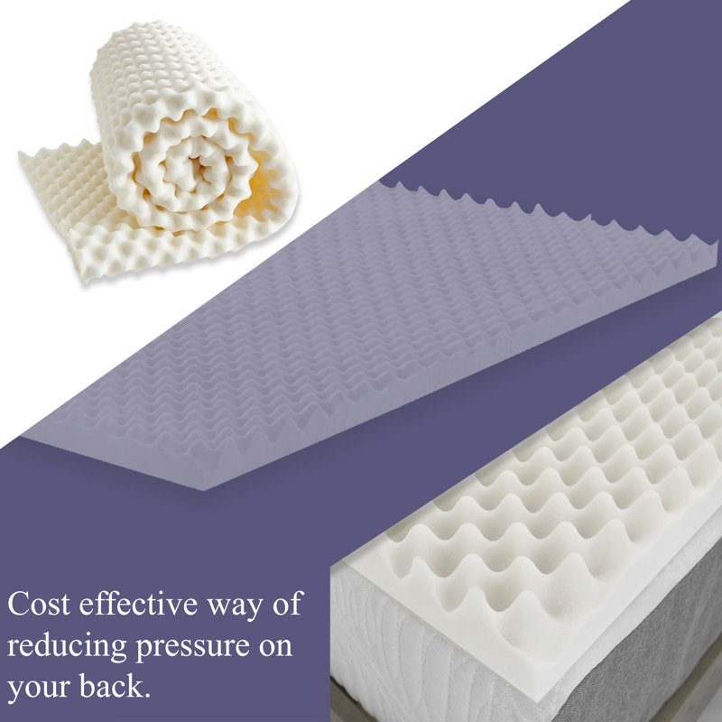 Bartol Twin 1'' Gel Memory Foam Mattress Topper, Full