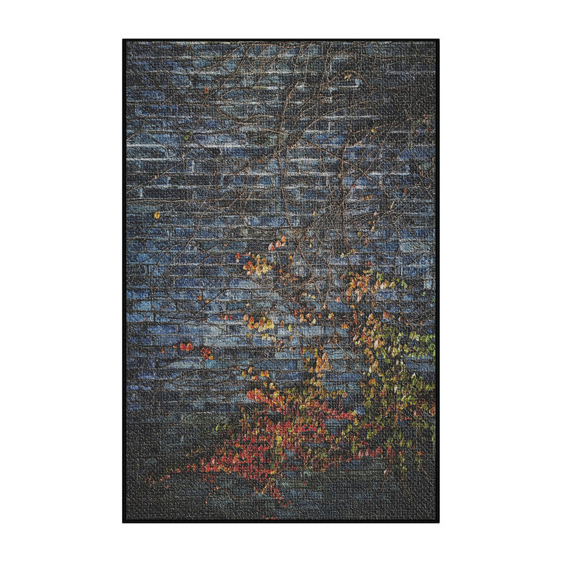 Tapis bleu area style 155, Rectangle 5 pi x 7 pi