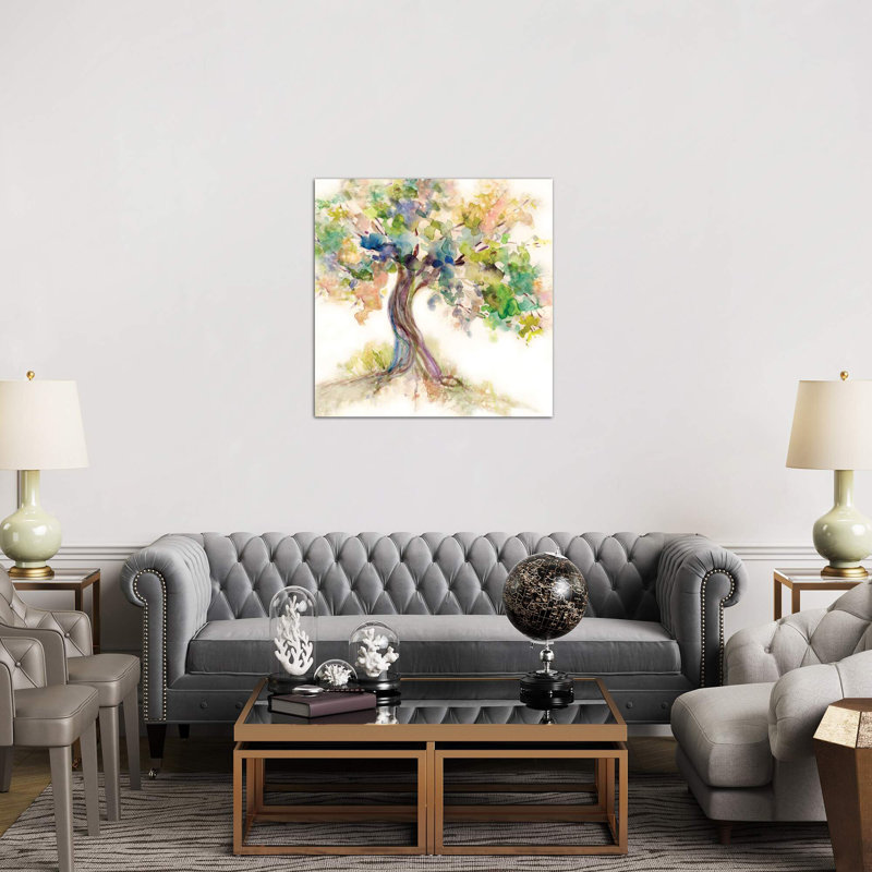Tree Of Life by Carol Robinson - Painting on Canvas, 66.04 cm H x 66.04 cm W x 1.91 cm D, Wrapped Canvas
